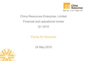 Financial and operational review for Q1 2010