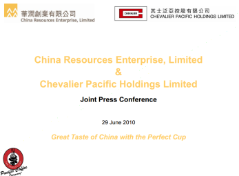 Great Taste of China with the Perfect Cup