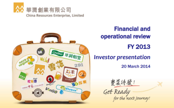 2013 Final Results Announcement-"Get Ready for the Next Journey"