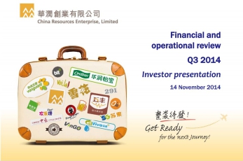 Financial and operational review for Q3 2014